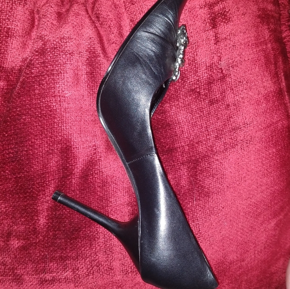 NYLA medallion pointy heels vintage - Picture 2 of 8